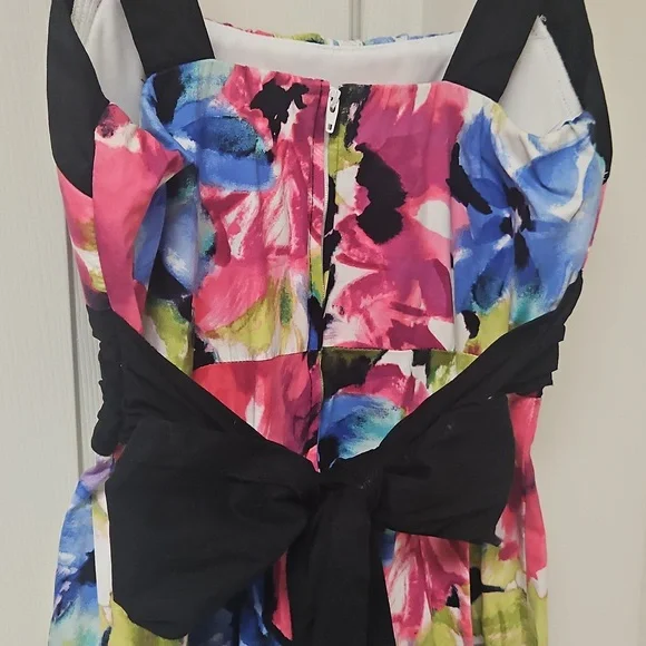 B. Smart Babydoll Floral Strappy Y2K Dress - Picture 5 of 7